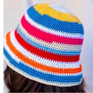 Bucket Hat Crochet Fisherman Hat Unisex Handmade